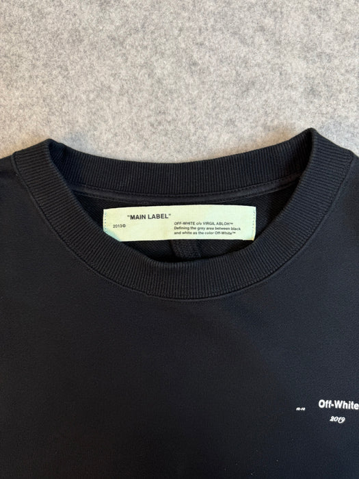 Off-White Main Label Sweater Black (USED) | Vitnage Clothing Store Canada