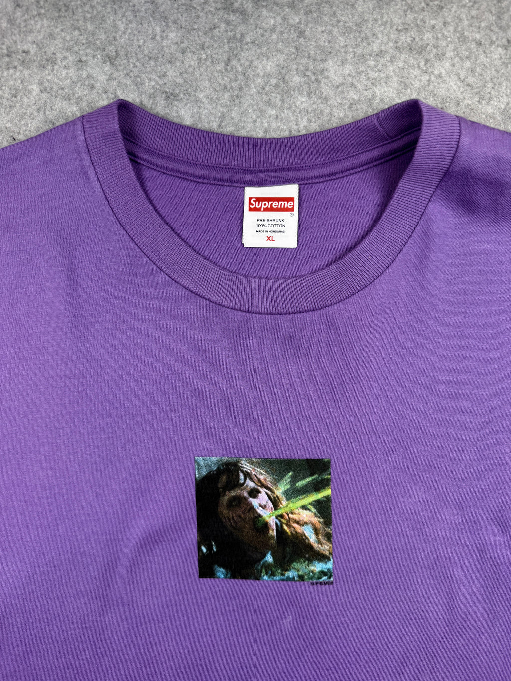 Supreme The Exorcist Puke Tee Purple (USED)