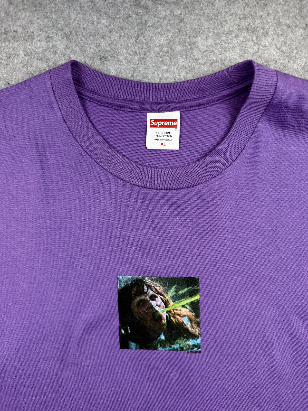 Supreme The Exorcist Puke Tee Purple (USED)