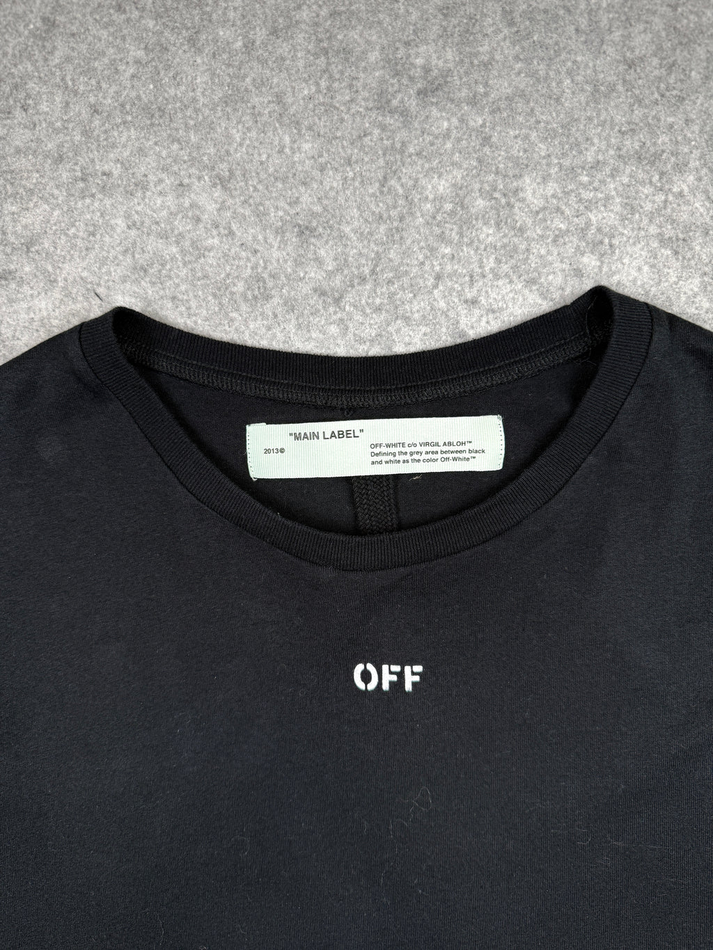 Off-White Diagonal Skulls Oversized Tee Black (USED)