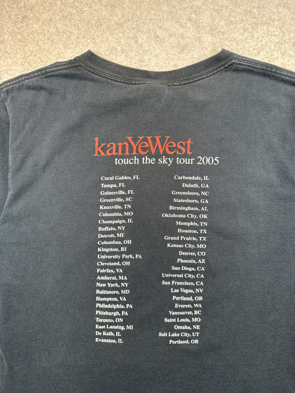 Vintage 2000’s Kanye West Late Registration Tee Black