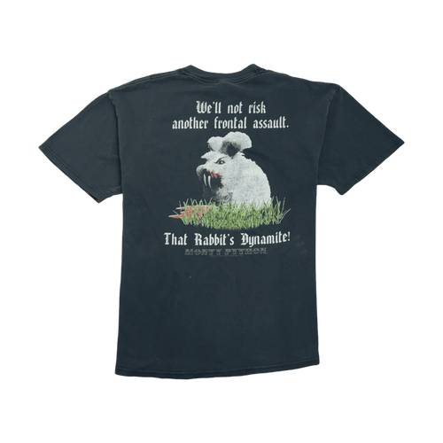 (L) Vintage 2000s Monty Python Rabbit Promo Tee Black | Vintage Clothing Store Canada