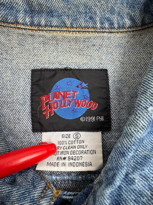 Vintage Planet Hollywood Denim Jacket | Vitnage Clothing Store Canada