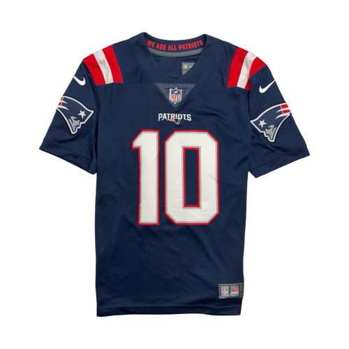 Nike NFL New England Patriots Mac Jones Jersey Navy | Vintage Clothing Store Canada