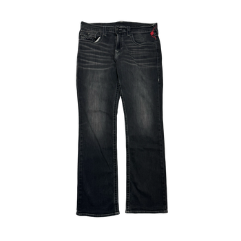 Vintage Y2k True Religion Straight Cut Denim Pants Black