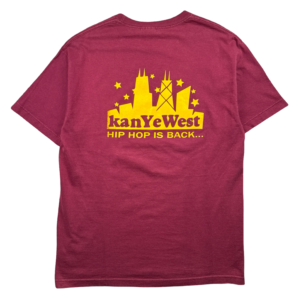 Vintage 2000’s Kanye West The College Dropout Tee Burgundy