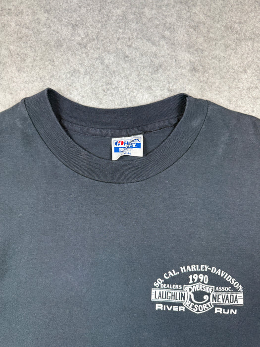 Vintage Harley Davidson 8th Annual River Run Tee Black | Vitnage Clothing Store Canada