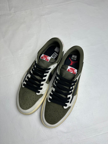 Jordan 1 Retro Low OG SP Travis Scott Medium Olive (USED, NO BOX)