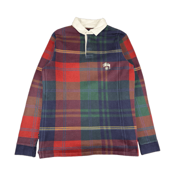 Stussy Plaid Rugby L/S Shirt (USED)