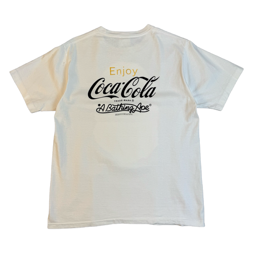 BAPE x Coca-Cola Tee White (USED) | Vintage Clothing Store Canada