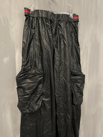 2019 Prada Light Re-Nylon Cargo Pants Black (USED)