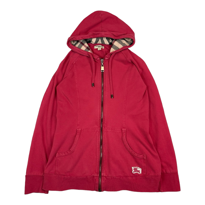 Women's Burberry Full Zip Hoodie Pink | Vitnage Clothing Store Canada