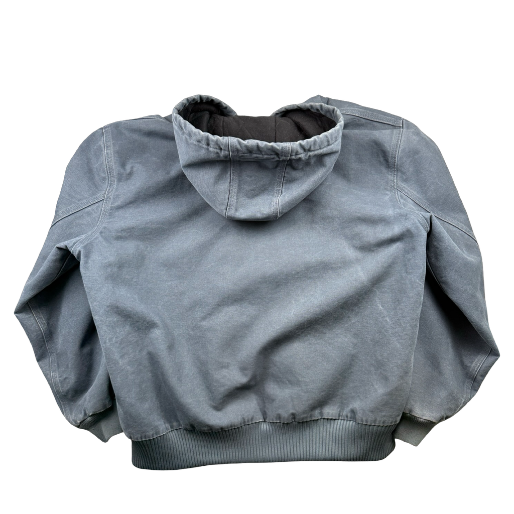 Vintage Carhartt Active Hooded Jacket Storm Blue