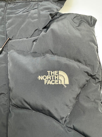 (M) The North Face 600 Hooded Puffer Vest Black