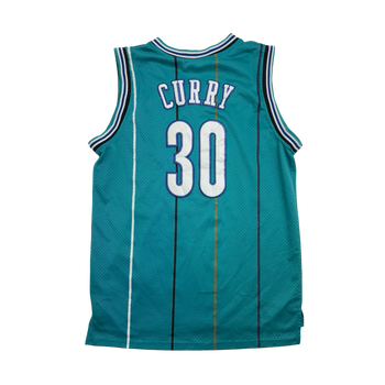 Vintage 2000s Charlotte Hornets Dell Curry Jersey Aqua