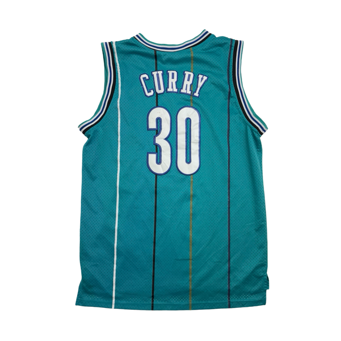 Vintage 2000s Charlotte Hornets Dell Curry Jersey Aqua | Vitnage Clothing Store Canada