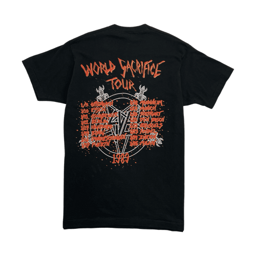 (XL) Vintage '88 Slayer Root of All Evil World Tour Tee Black | Vintage Clothing Store Canada