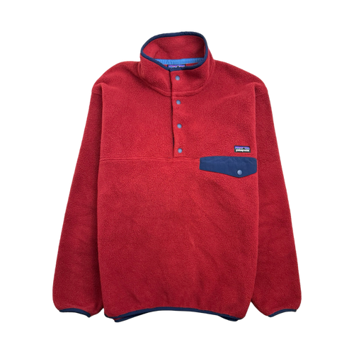 (L) Patagonia Synchilla Quarter Snap Fleece Red | Vintage Clothing Store Canada