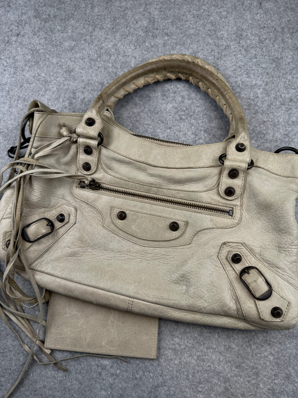 Balenciaga Classic First City Bag Off White