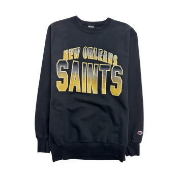 Vintage NFL New Orleans Saints Sweatshirt Black