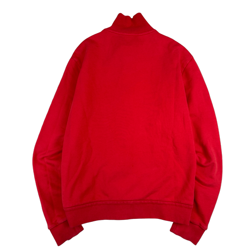 Moncler Striped Zip Up Track Jacket Red | Vintage Clothing Store Canada