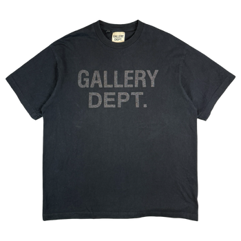 Gallery Dept OG Glitter Logo Tee Black (USED)