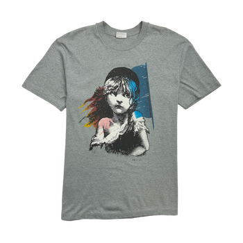 (L) Vintage '86 Les Miserables Tee Grey