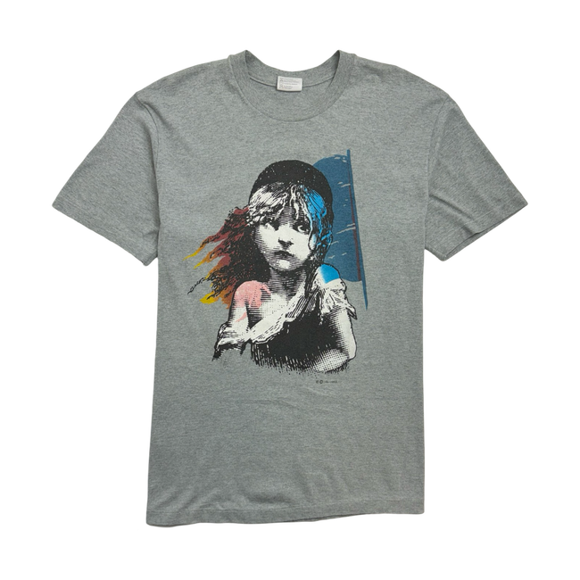 (L) Vintage '86 Les Miserables Tee Grey