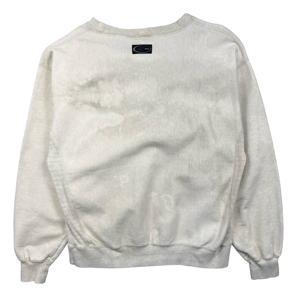 Vintage Kansas State Dyed Sweatshirt Cream