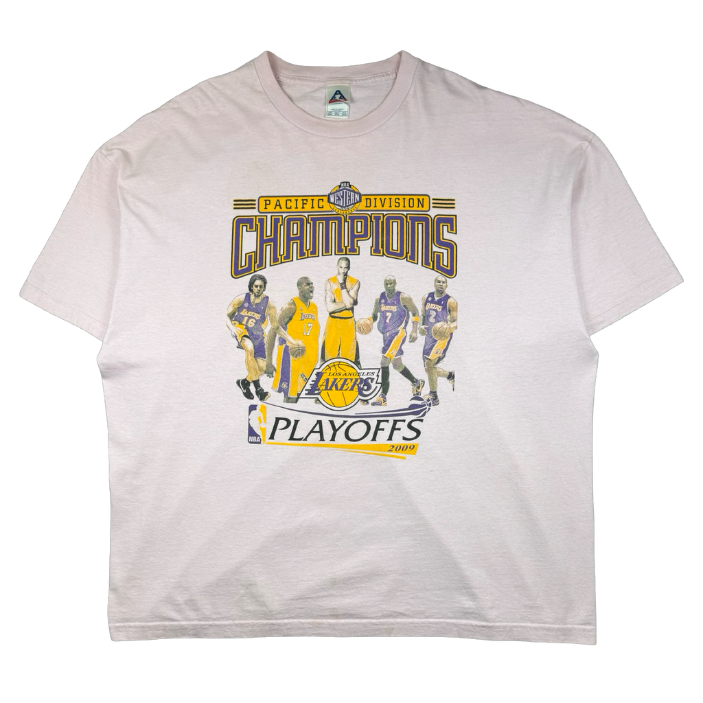 2009 Los Angeles Lakers Pacific Division Champions Tee Pink