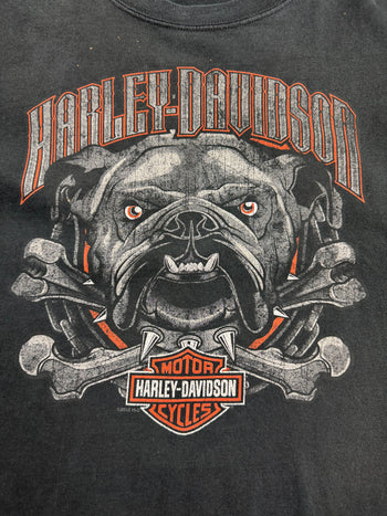 Vintage 2010s Petersen Harley Davidson Tee Black