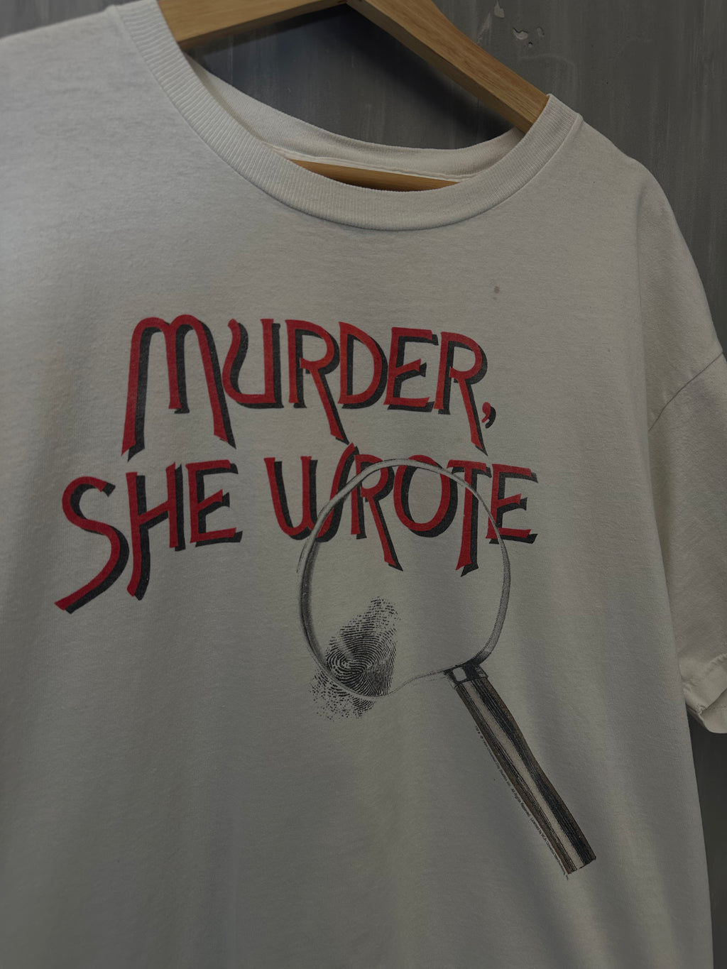 Vintage Murder She Wrote Tee White