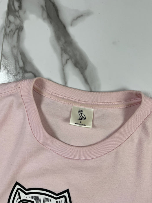 OVO Metallic Owl Tee Pink (USED) | Vitnage Clothing Store Canada