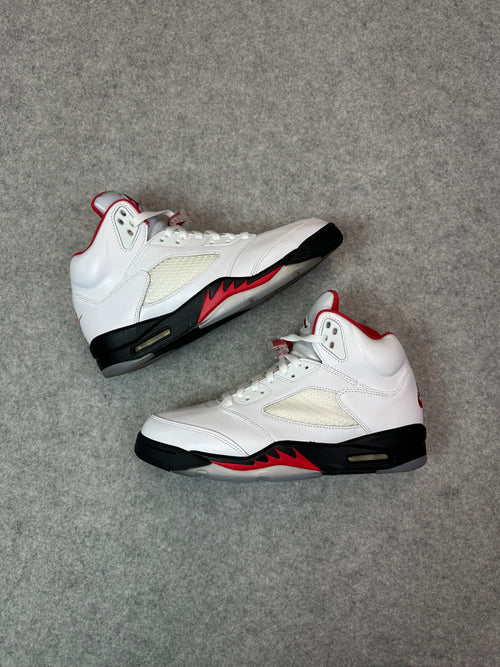 Air Jordan 5 Retro Fire Red Silver Tongue 2020 (USED) | Vintage Clothing Store Canada