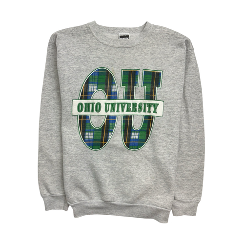 (S) Vintage 90s Ohio State University Sweatshirt Grey | Vintage Clothing Store Canada