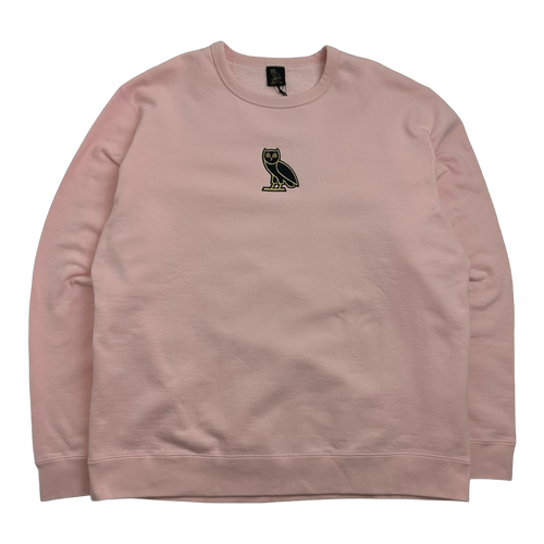 OVO Classic Owl Crewneck Pink | Vintage Clothing Store Canada