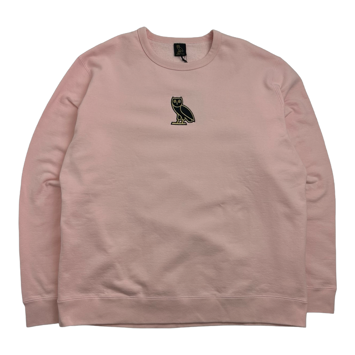 OVO Classic Owl Crewneck Pink | Vitnage Clothing Store Canada
