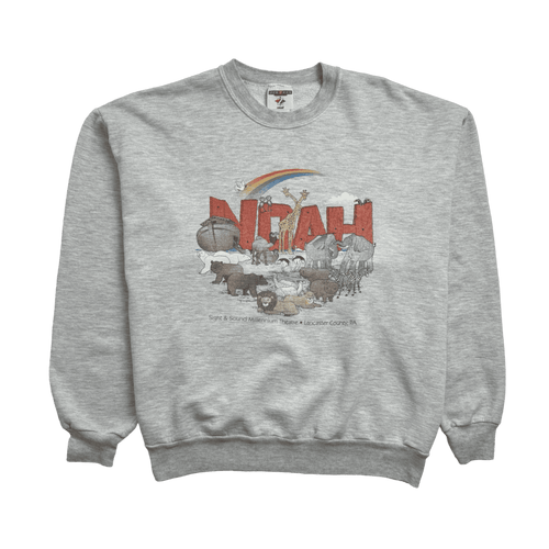 (M) Vintage Noah's ARK Sweatshirt Grey | Vintage Clothing Store Canada