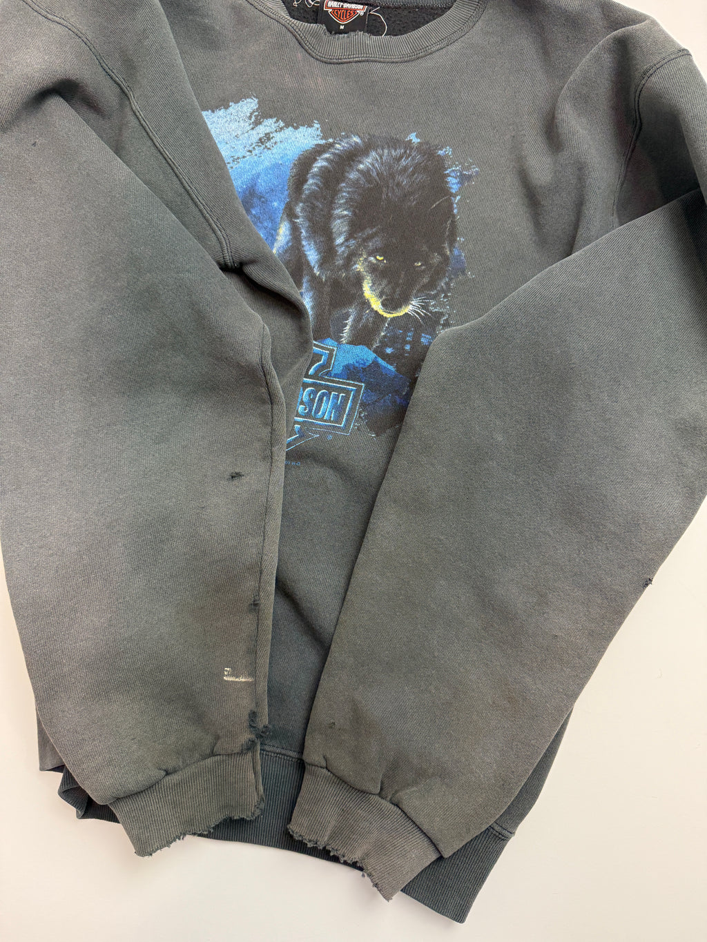 Vintage 2001 Harley Davidson Gettysburg Sweatshirt Black