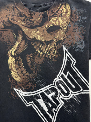 Vintage Y2k Tapout Tee Black