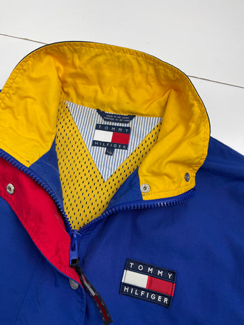 (L) Vintage Tommy Hilfiger Zip-Up Windbreaker Jacket