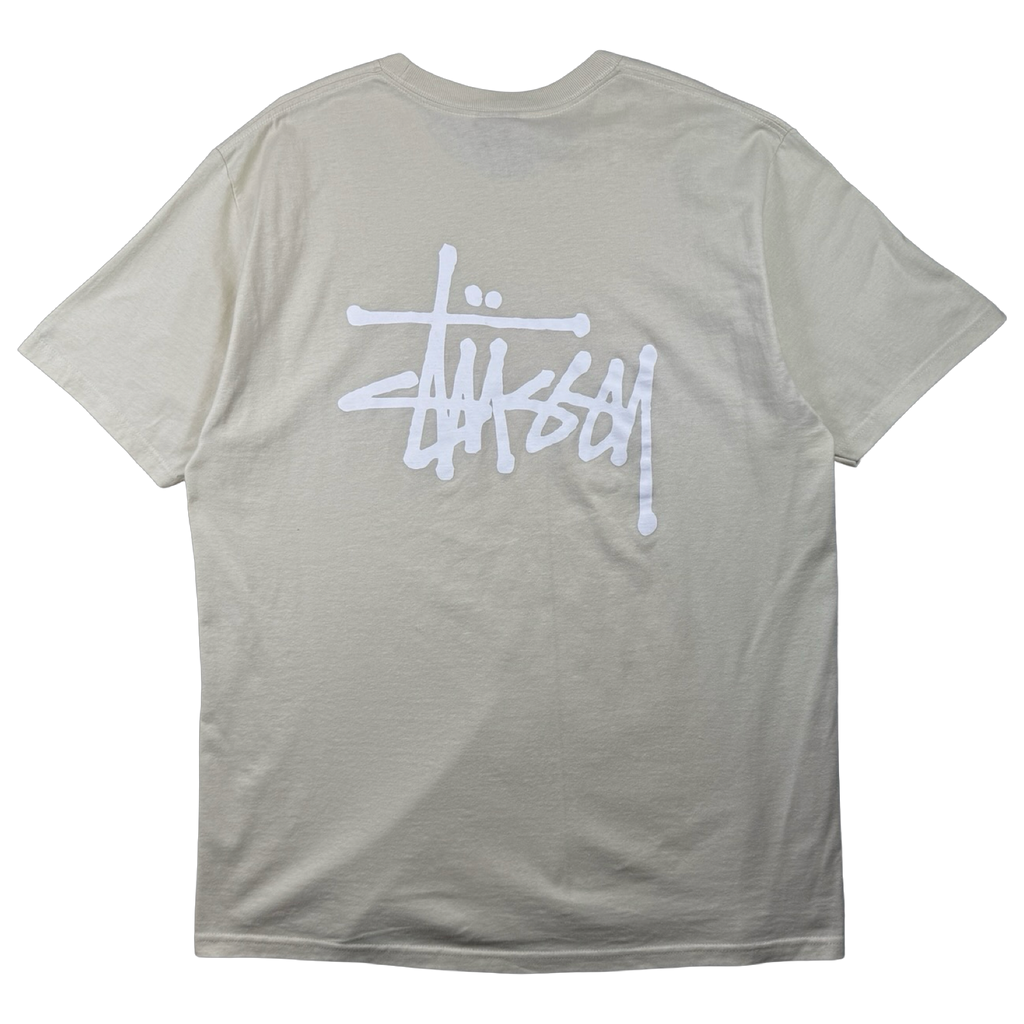 Stussy Basic Tee Bone (USED)