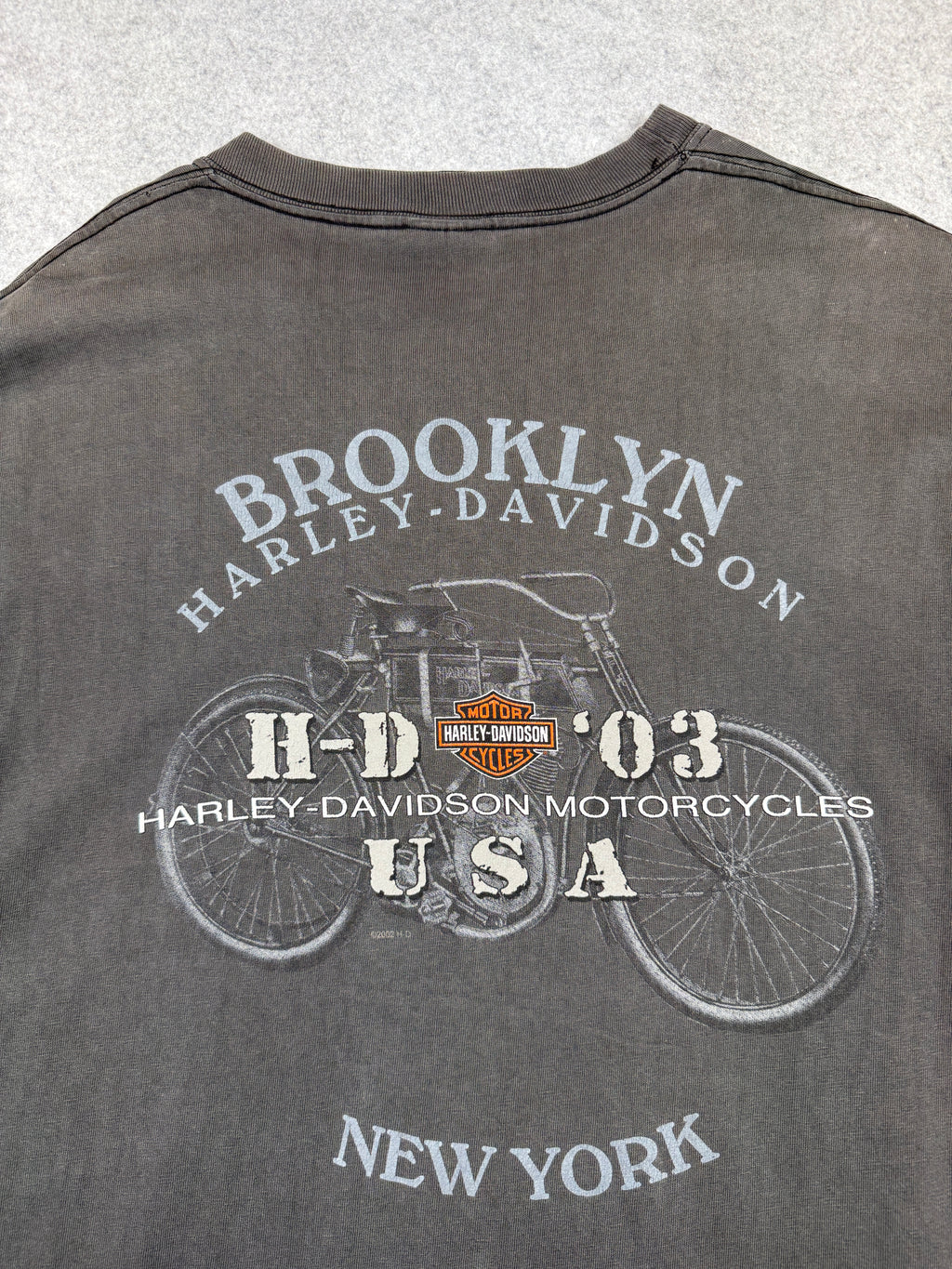 Vintage Harley Davidson 100 Years Tee Black