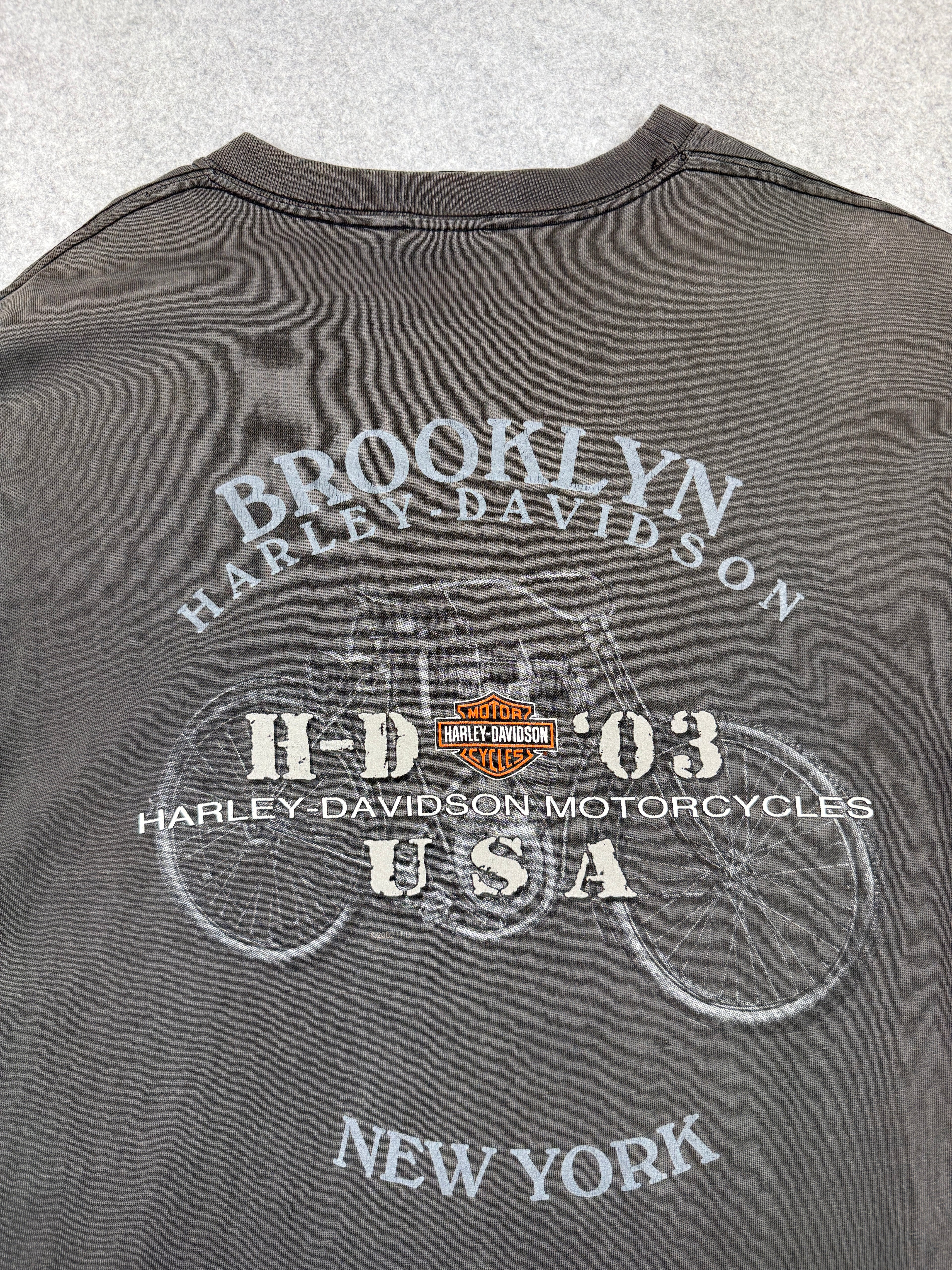 Vintage Harley Davidson 100 Years Tee Black