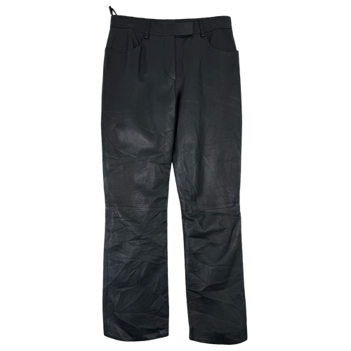 Vintage Prada Leather Pants Black | Vintage Clothing Store Canada