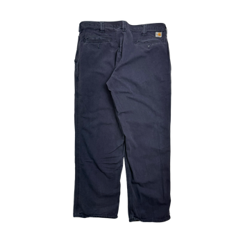 (36) Vintage Carhartt Fr Carpenter Pants Navy