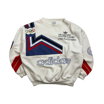 Adidas '80 Lake Placid Olympics Sweatshirt White