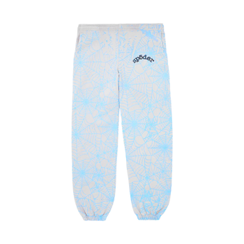 Sp5der AOP Web Sweatpants Heather Grey