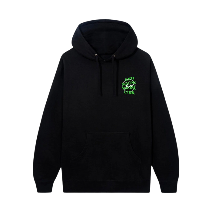 Anti Social Social Club x Fragment Precious Petals Hoodie Black/Green | Vitnage Clothing Store Canada