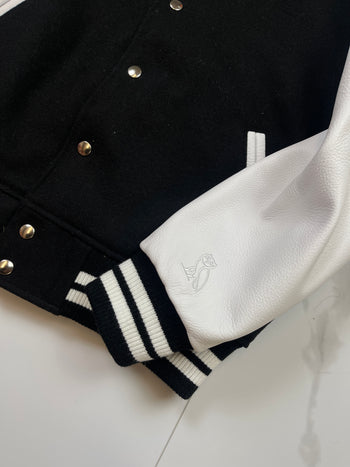 OVO Varsity Jacket Black/White